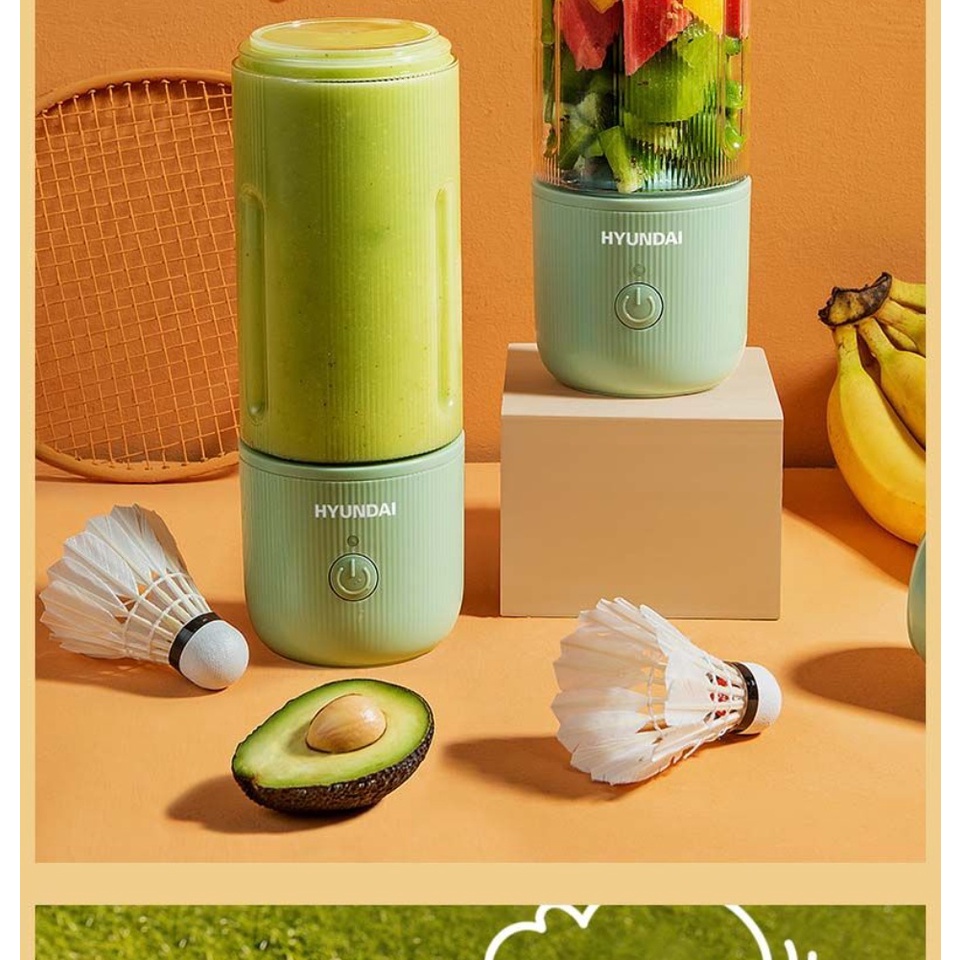 AD777 MÁY XAY SINH TỐ CẦM TAY HYUNDAI 4 LƯỠI CÔNG SUẤT LƠN.