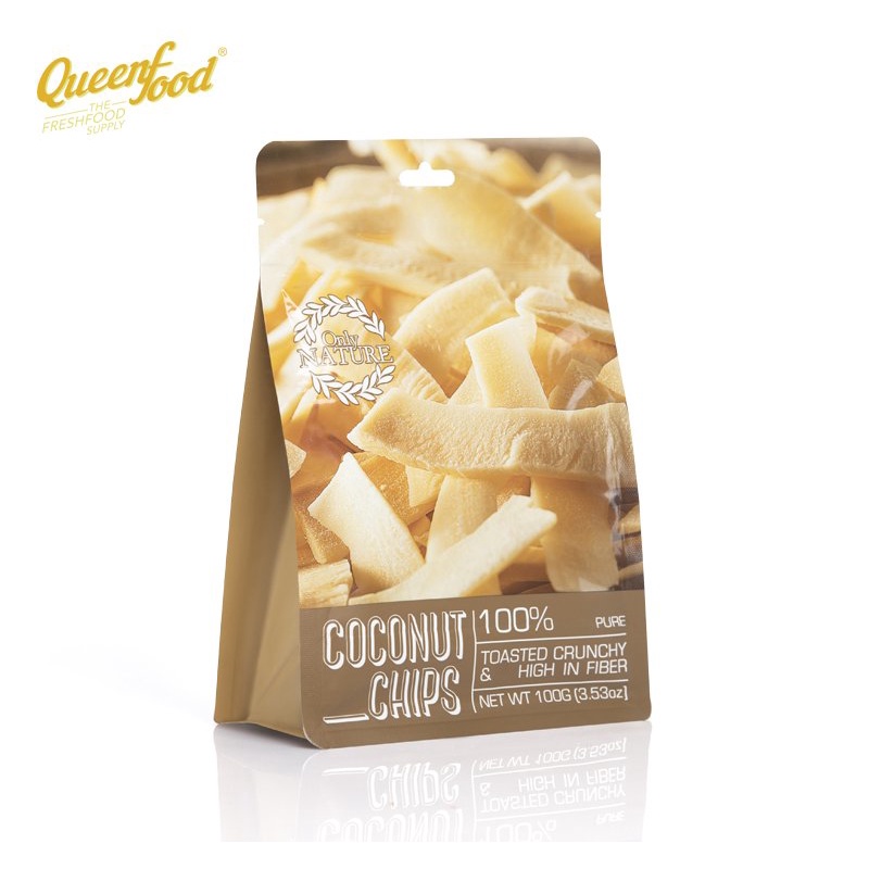 Dừa Sấy Giòn Coconut Chips Only Nature 100gr /Túi