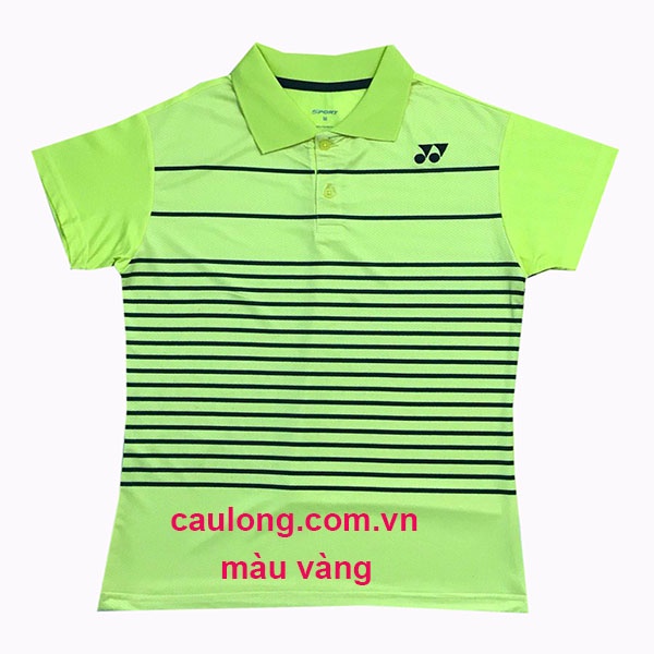 Áo Cầu Lông Nữ Cổ Bâu Yonex 7507B Màu Vàng