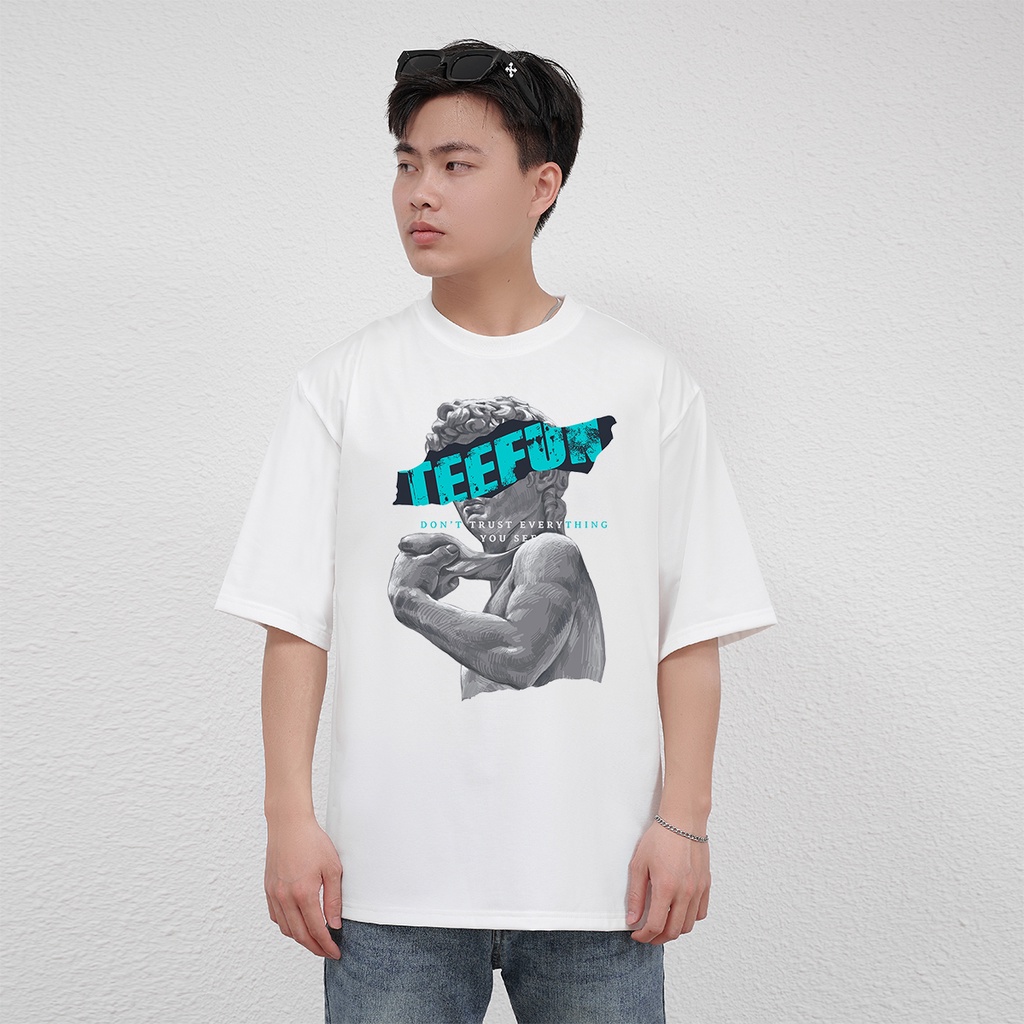 Áo Thun Unisex You See TEEFUN (Có size trẻ em, Tay ngắn và Tay lỡ) Cotton 201