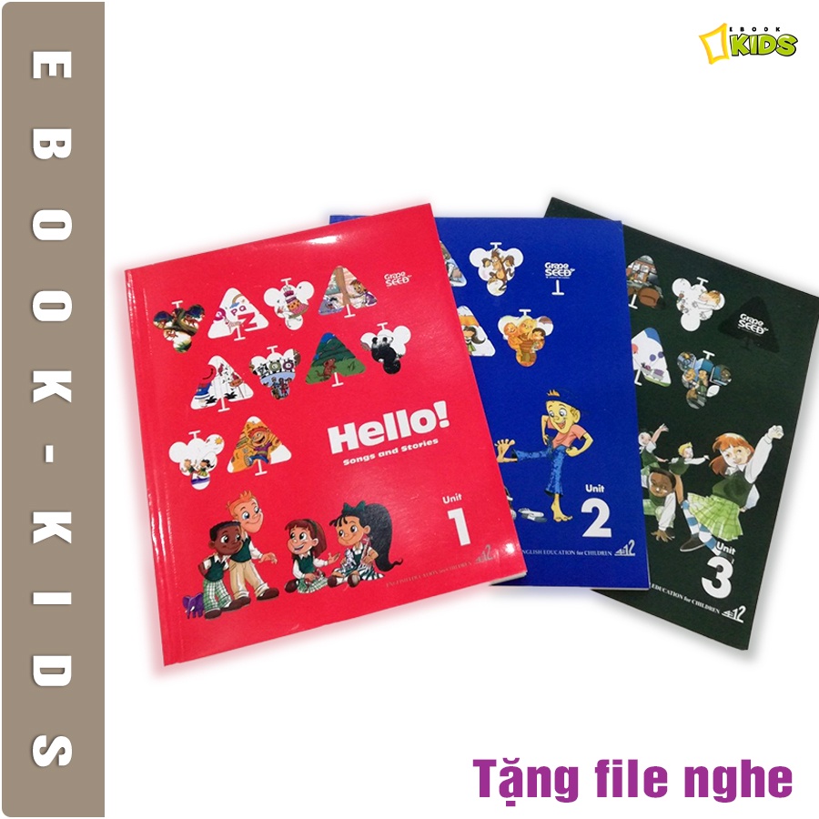 Grape Seed Unit từ unit1 đến unit 20 tặng kèm file ngje cho bé