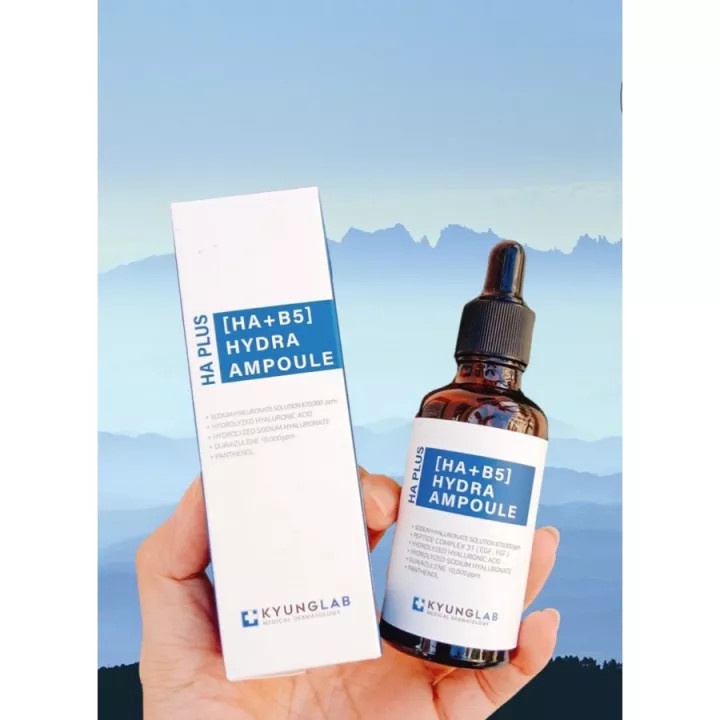 Tinh Chất Serum Căng Bóng Da Kyung Lab Ha Plus  Hydra Ampoule 50ml Duduhouse