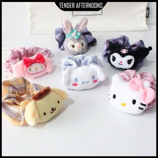 Tender afternoons TENDER Dây buộc tóc vải mềm mại phong cách Nhật Bản kiểu dáng đáng yêu dành cho bạn gái