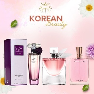 Nước hoa lancone la vie est belle 75ml, lancone tresor midnight rose 75ml, nước hoa nữ full box chính hãng