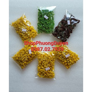 50 gram nhuỵ hoa cúc 1.2cm( 3 màu)