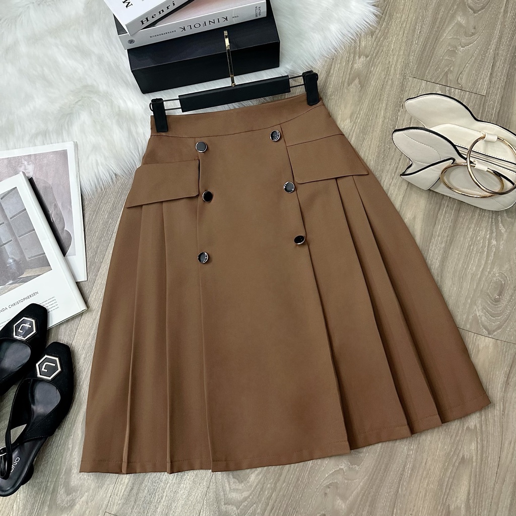 Chân Váy Xếp Ly Bigsize Đi Chơi Công Sở 55 -90kg