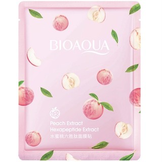 Mặt nạ đào trắng da, dưỡng ẩm bioaqua