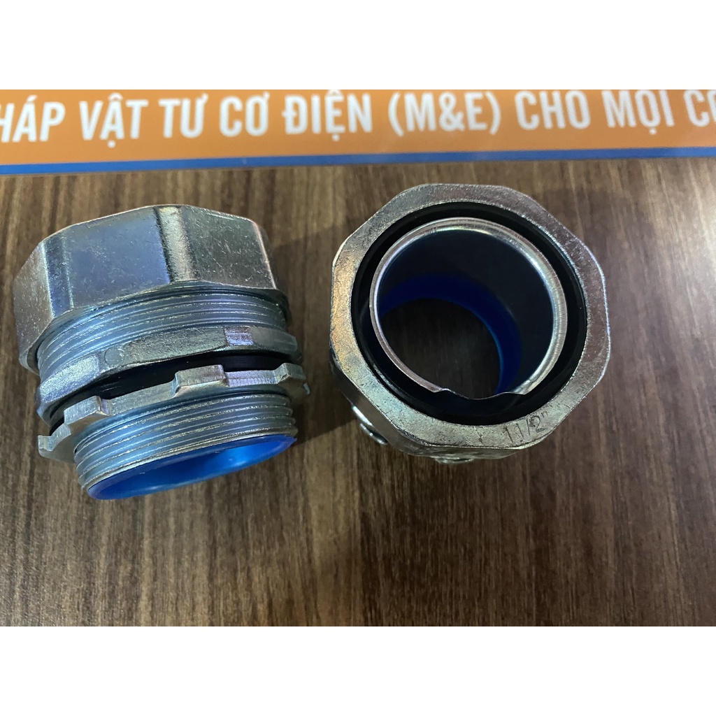 Đầu nối ống ruột gà vào hộp điện / thiết bị kín nước phi 49