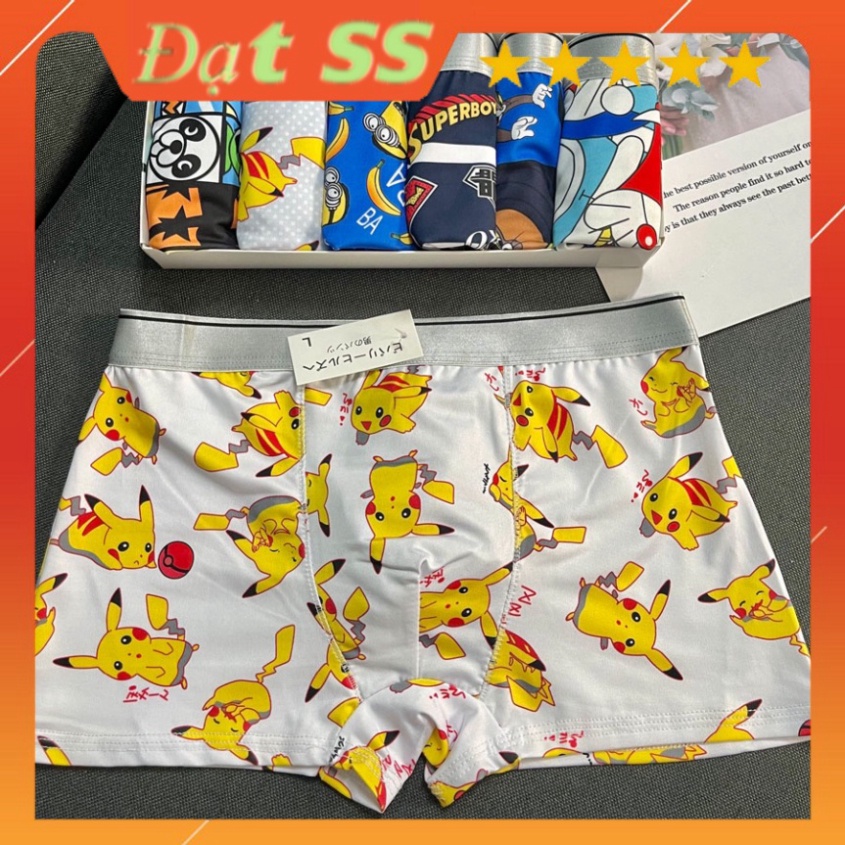 Quần xì nam thun lạnh  cao cấp in hình hoạt tuyệt đẹp tom, jerry, minion , super...