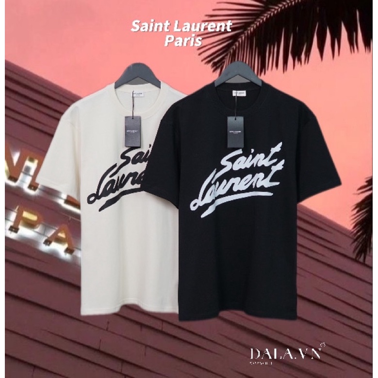 Áo thun YSL mẫu mới- áo cộc Saint.laurent 2023 - Tee Saint.laurent thời trang - YsL áo ngắn tay cotton
