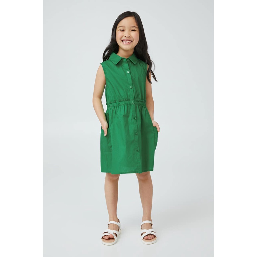 Váy sát nách thô cổ đức Cotton on dư xịn size 2-15/16 tuổi