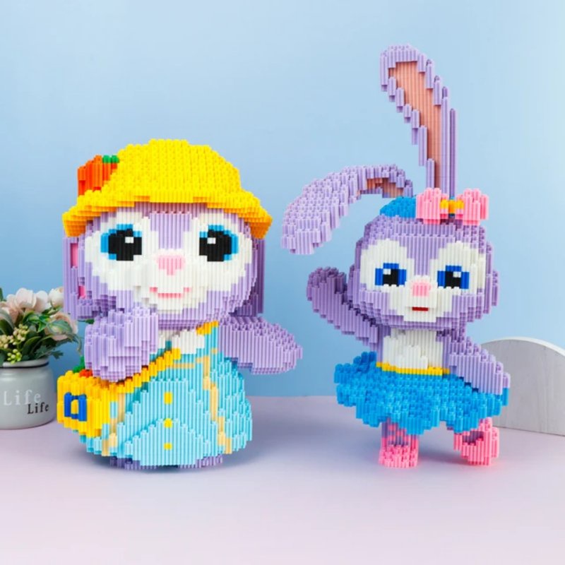 Bộ đồ chơi xếp hình LEGO Thỏ Stella Lou cute siêu đẹp (tặng bộ lego mini và búa)
