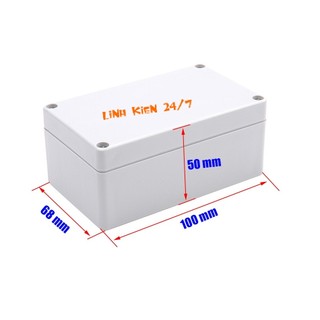 Vỏ hộp nhựa đựng module, mạch điện tử 100x68x50mm chống nước