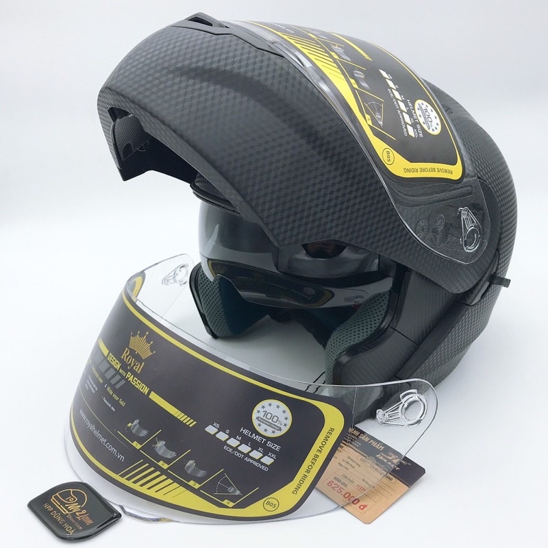 kính thay thế cho mũ bảo hiểm Royal M179