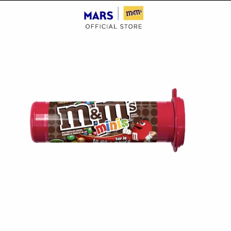 Kẹo Chocolate M&M's Minis Tube Phiên bản Mini Mỹ ống dạng tuýp 30,6g