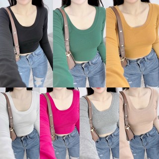 Áo thun cổ tròn tay dài