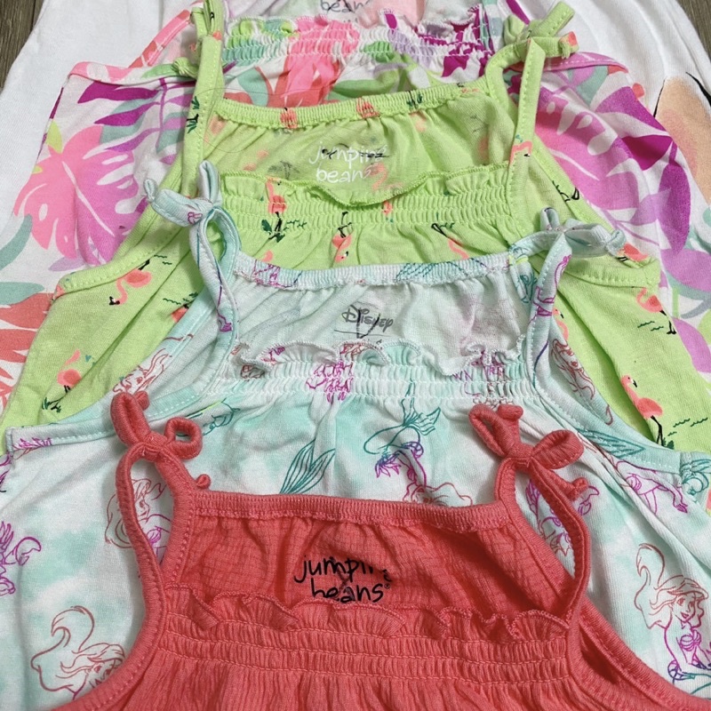 Áo thun 2 dây xuất khẩu Jumping Beans bé gái