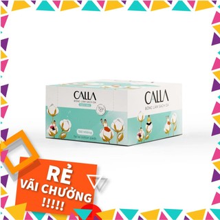 Bông tẩy trang CALLA hạt massage gói 80 miếng