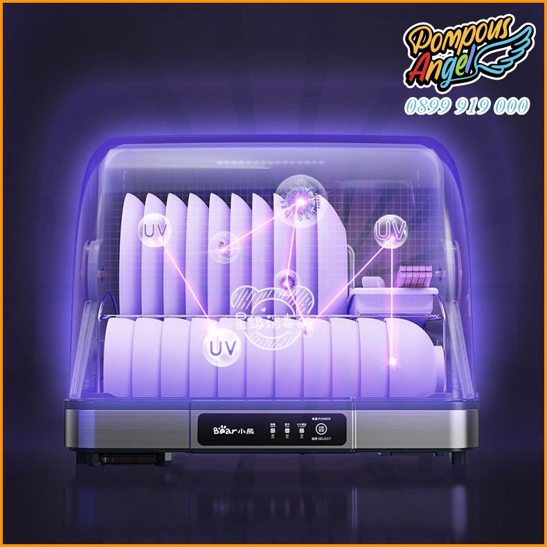 Máy sấy khô tiệt trùng khử khuẩn bát đĩa bình sữa BEAR 50L bảo hành 12 tháng
