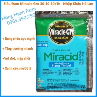 Phân bón lá npk miracle-gro 30-10-10+te