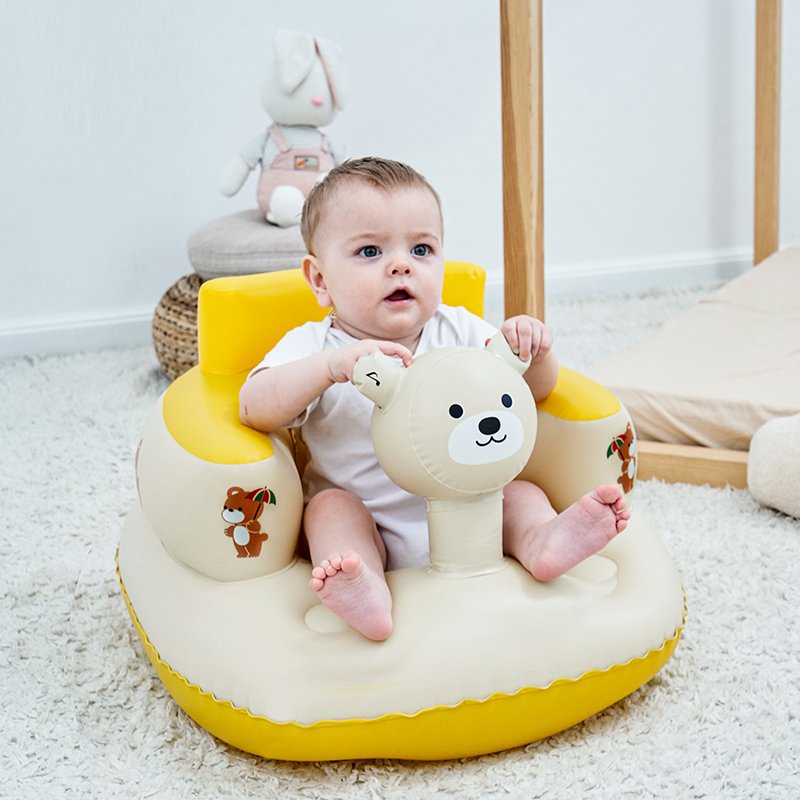 Ghế hơi tập ngồi cho bé cao cấp mẫu mới 2023 chất vải dày dặn có lỗ thoát khí