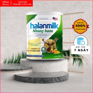 Sữa tăng cân cao năng lượng Halan Milk nhung hươu cho người lớn - Lon 900g