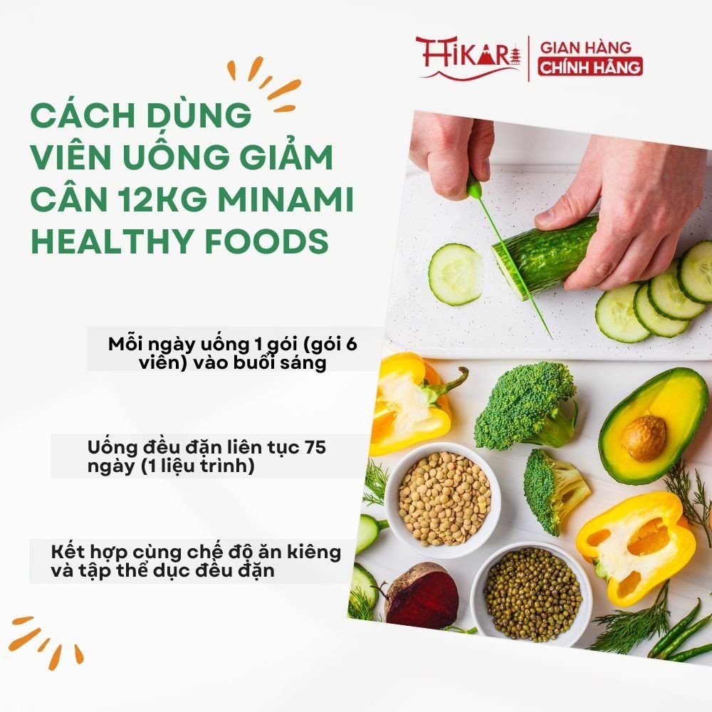 Viên uống 12kg Minami healthy foods 75 gói