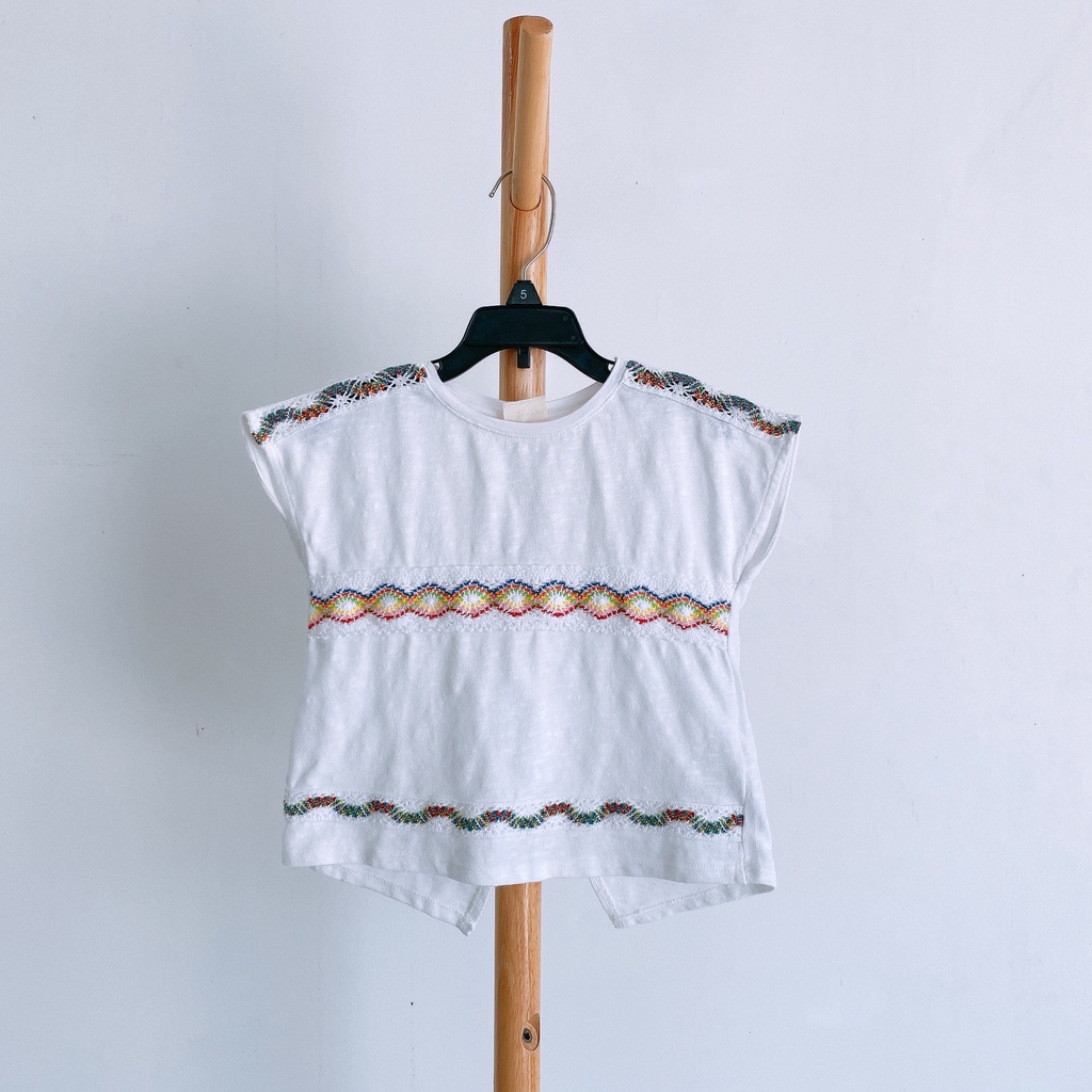 THANH LY* ÁO THUN BÉ GÁI ZARA MẤT TAG CHƯA MẶC SIZE 7 TUỔI