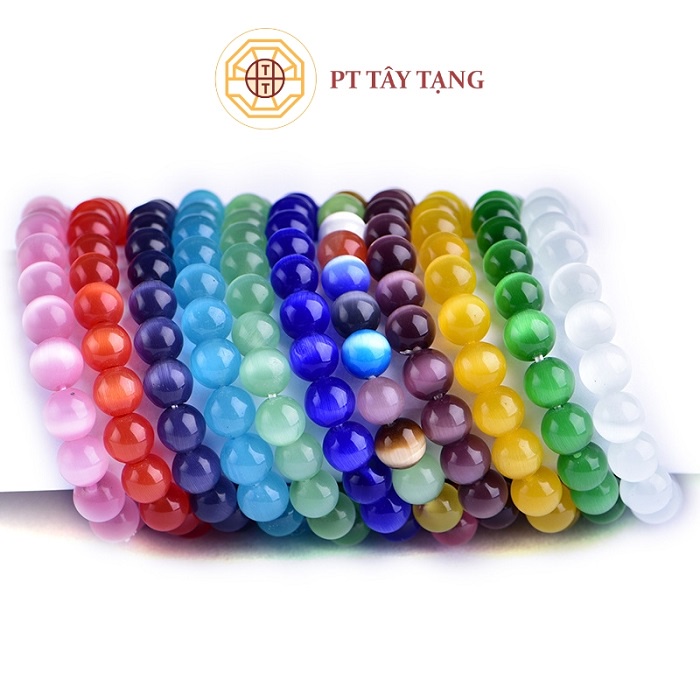 Vòng Tay Phong Thủy Mắtt Mèoo Tổng hợp May Mắn Tài Lộc Tình Duyên - Phong Thủy Tây Tạng HCM