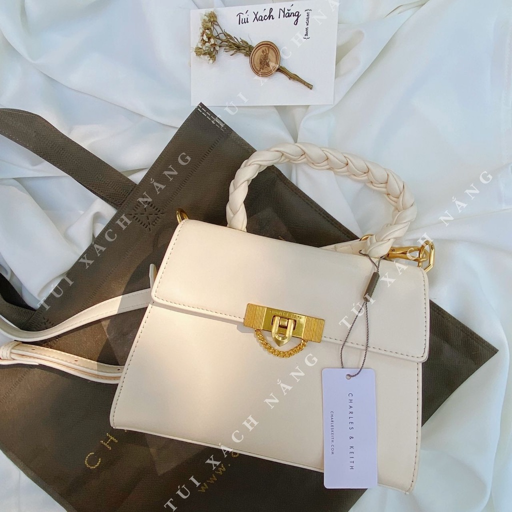 Túi đeo chéo nữ túi CNK Quai Xách Đeo Chéo quai tết CAM BE TÚI XÁCH NẮNG - E12B