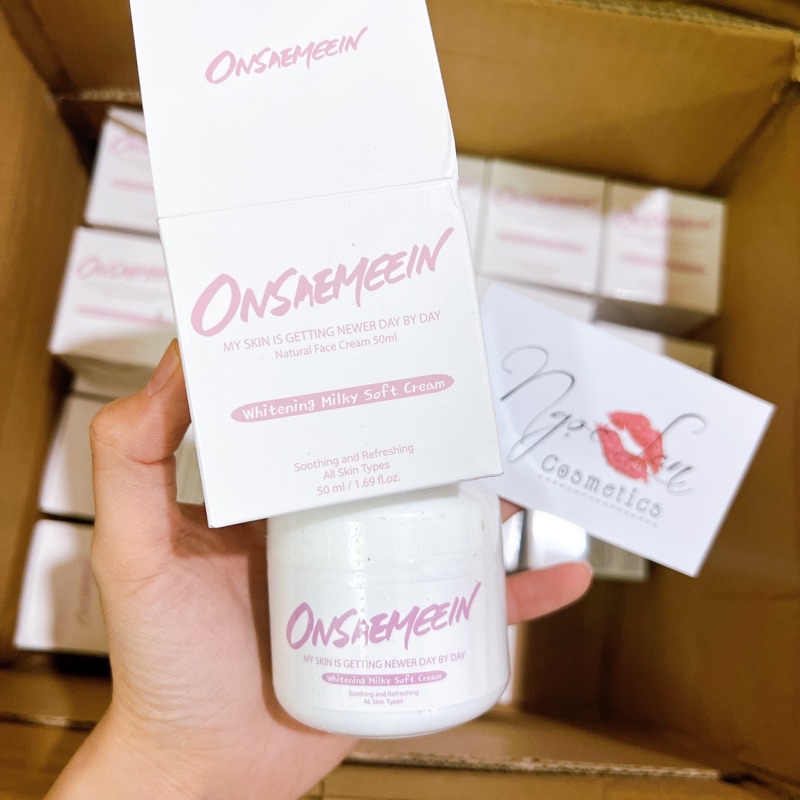 KEM SỮA ONSAEMEEIN DƯỠNG TRẮNG + MAKEUP