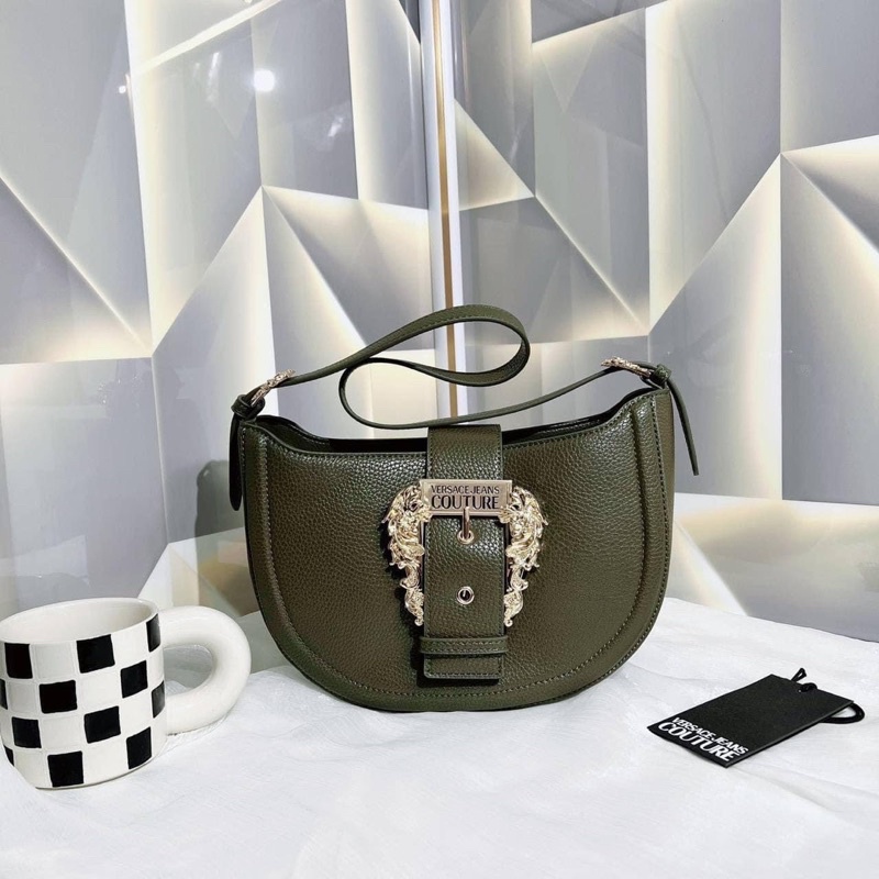 Túi Versace Jeans Couture AUTH kẹp nách dáng bầu sẵn ship