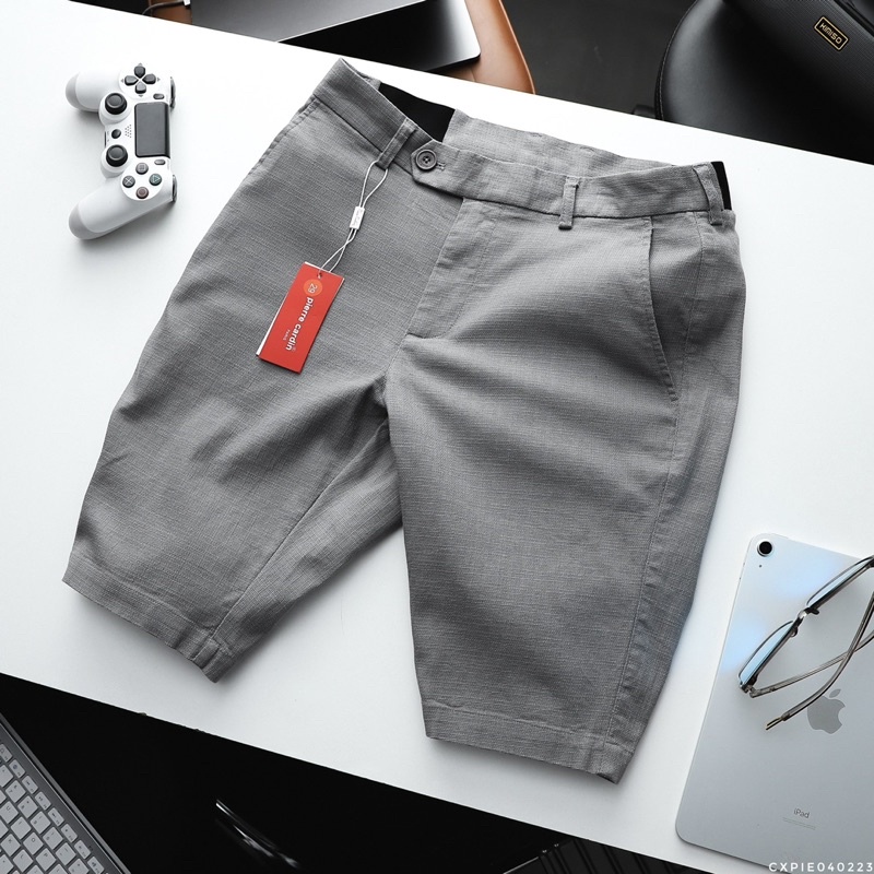 Quần short pie cardin dư xịn hãng, chất mát bền màu có cạp chun co giãn thoải mái