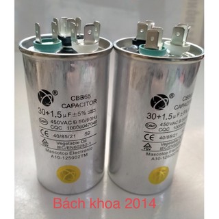 Tụ điều hòa 2 chân, 3 chân {CHỌN ĐÚNG MẪU} từ 25MF đến 70MF/tụ máy lạnh Casper, LG, Panasonic, Funiki.....
