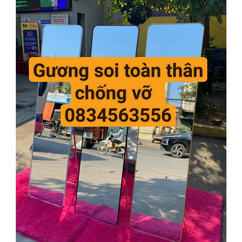 Gương soi toàn thân chống vỡ siêu nét hàng loại 1