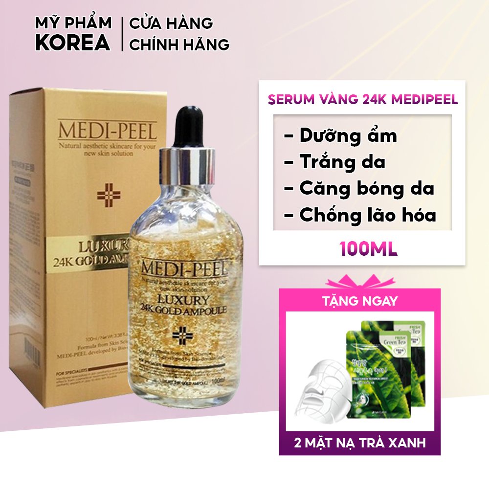 Serum vàng 24k Gold MEDIPEEL làm trắng da chống lão hóa tái tạo và săn chắc da Hàn Quốc 100ml