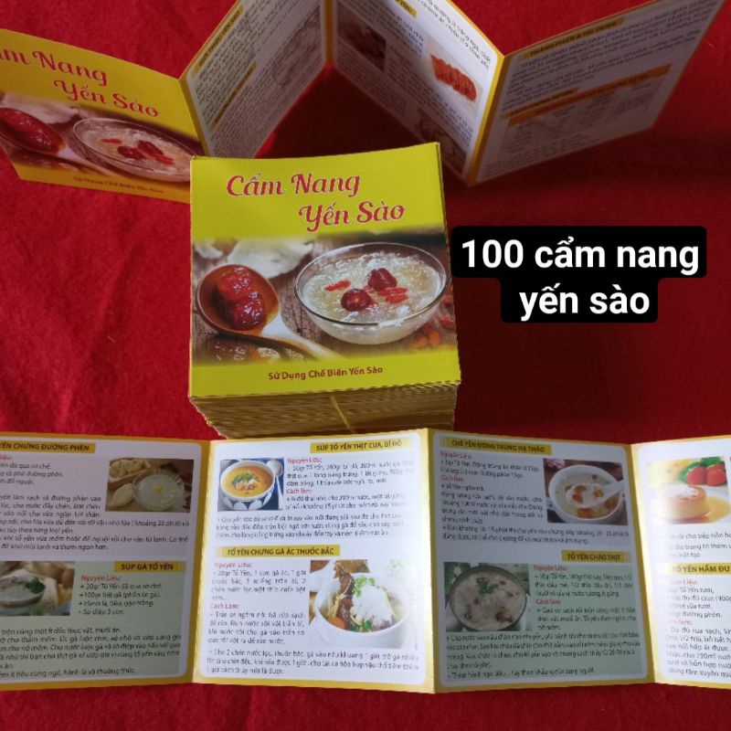 100 cẩm nang yến sào