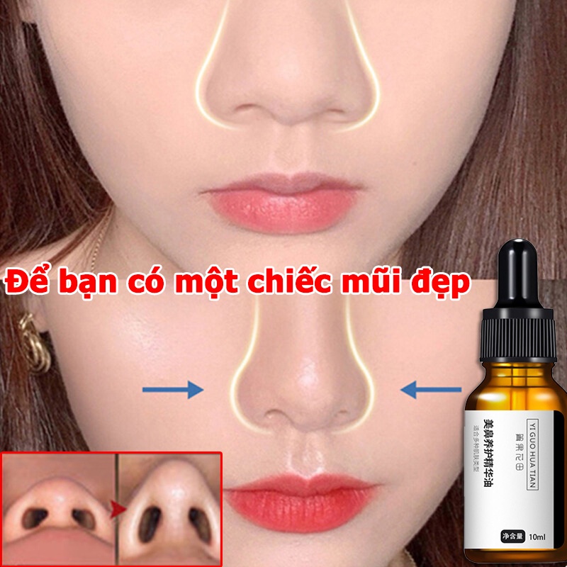 Serum nâng mũi Tinh dầu nâng mũi tăng chiều cao sống mũi Nose Lift Up Essential Oil Chiết Xuất Thiên Nhiên Tinh Khiết