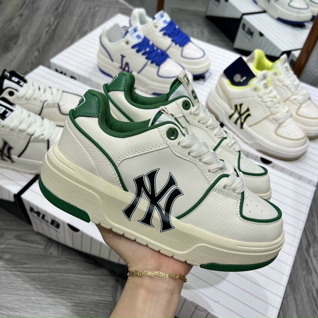 Giày MLB Chunky Liner + Sục Ny Đạp Gót, Giày Sục 𝐌𝐋𝐁 Nam Nữ Hot Hit 2022 Miễn phí ship toàn quốc