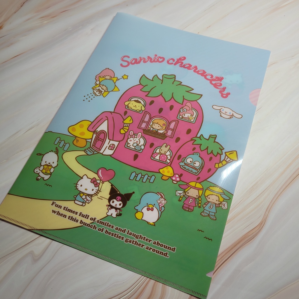 Bìa kẹp hồ sơ (folder) Sanrio (Hello Kitty, Cinnamon, Melody, Kuromi...)