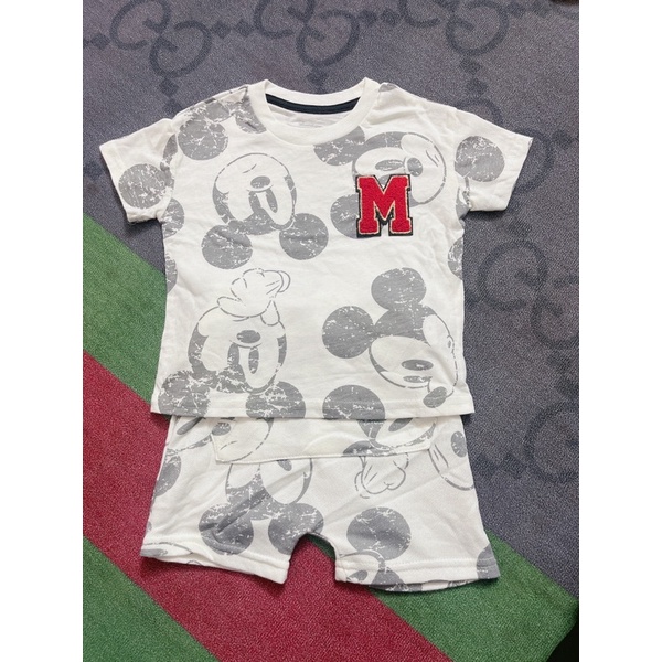 Bộ mickey ghi sữa bé trai