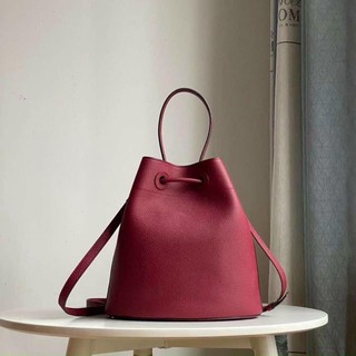 ❤️RẺ NHẤT SHOPEE❤️TÚI B DA THẬT MÀU ĐỎ