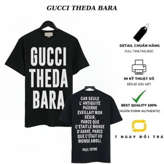 Áo Phông Gucci TheDA Bara - Áo thun unisex nam nữ form rộng oversize chất liệu Cotton 4 Chiều