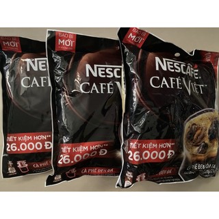 Cà phê hòa tan Nescafe cafe Việt - Cà phê đen đá (35 gói x 16g )