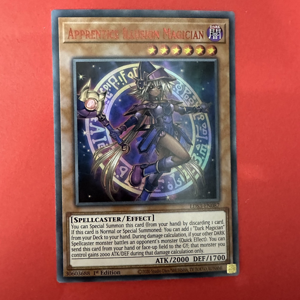 Thẻ Bài Yugioh Chính Hãng] Apprentice Illusion Magician