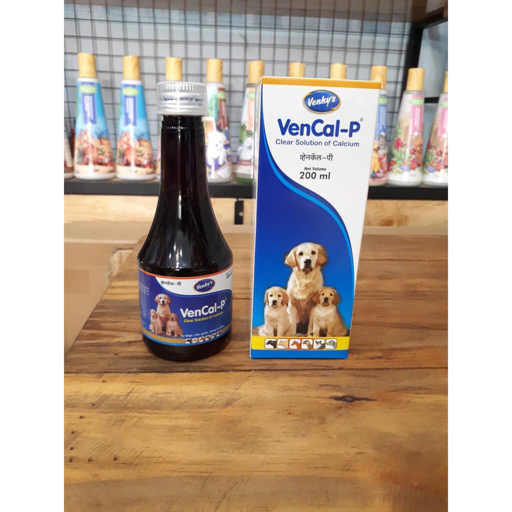 VENCAL P sirô bổ sung Canxi cho chó mèo dạng nước