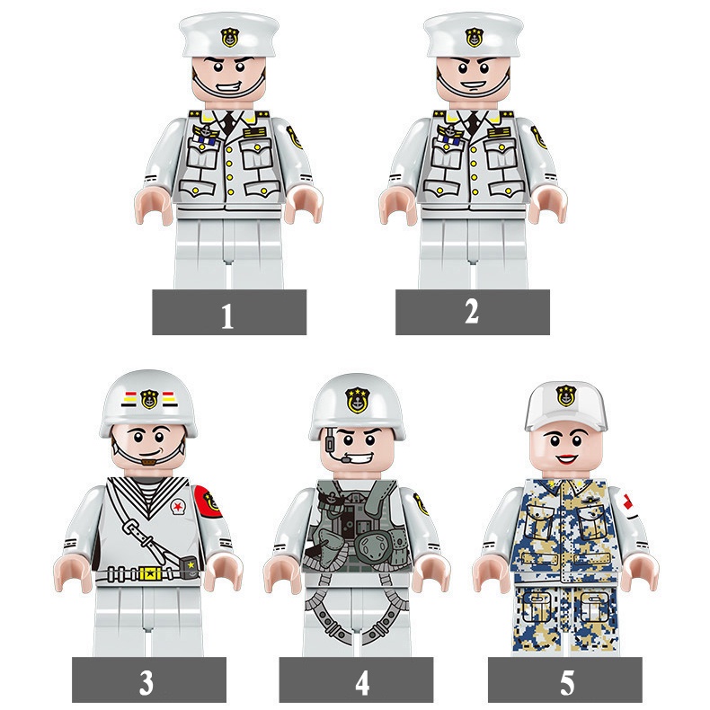 Bộ đồ chơi lắp ráp Tàu Sân Bay khổng lồ 2000CT-Xếp hình logo tàu chiến dài 80 cm kèm lính hải quân