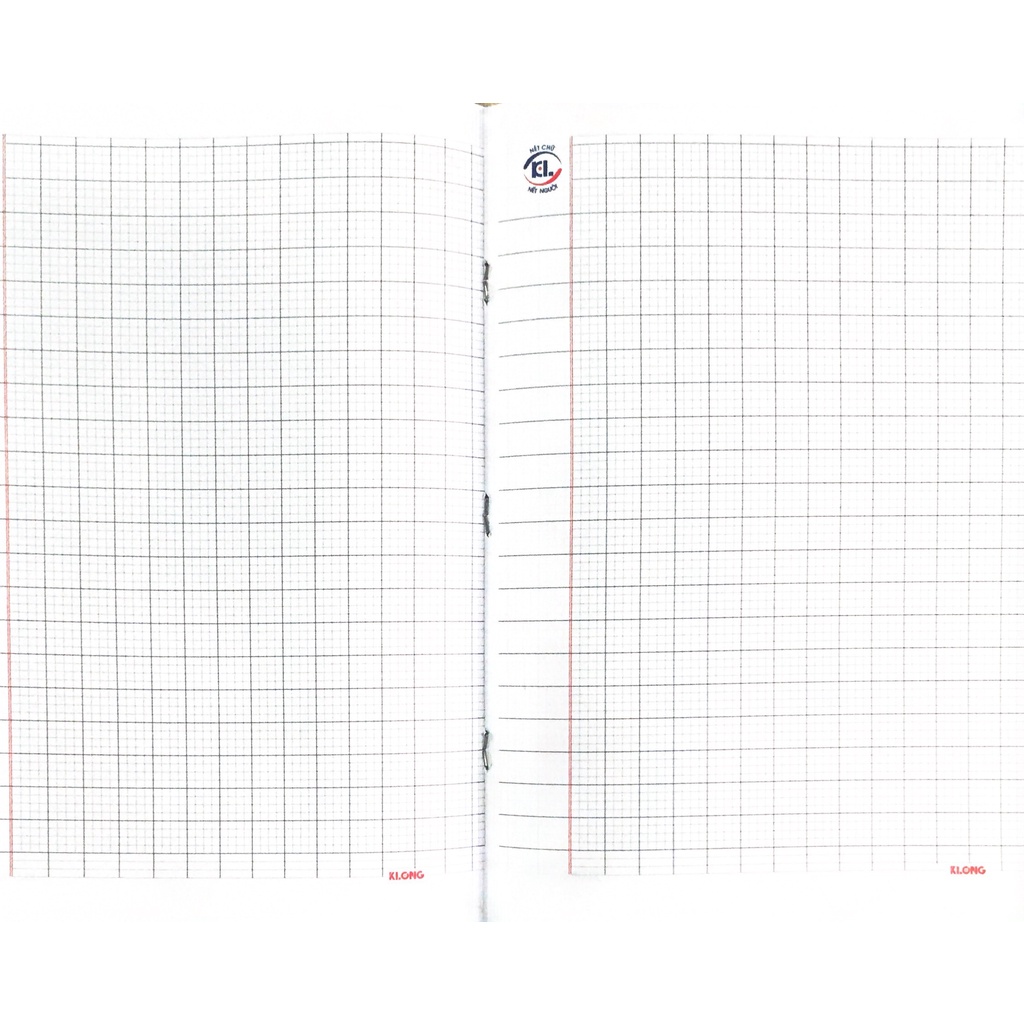 Vở Klong Sóc Bi kẻ 4 ô ly 200 trang : MS 043