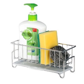 Giá để đồ rửa chén bát đa năng , kệ giỏ inox sus 304 đựng dụng cụ rửa chén bát, khay để đồ rửa bát