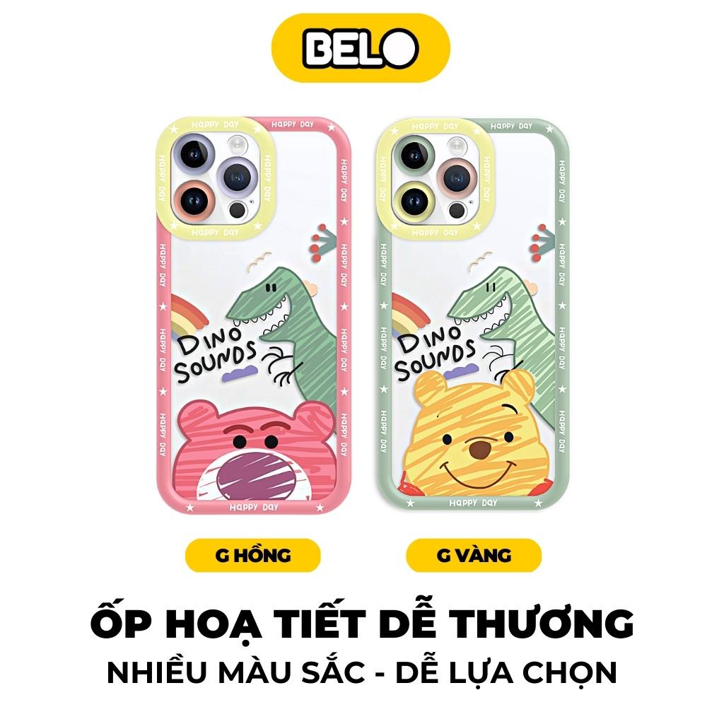 Ốp lưng iphone Dino Sounds, chống sốc, bảo vệ camera cho ip 7plus/8/8plus/x/xr/xs/11/12/13/ pro/max/promax – Belo